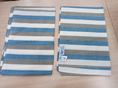 BEDSHEET STRIPE 90X108 2 PILLOW COVER
